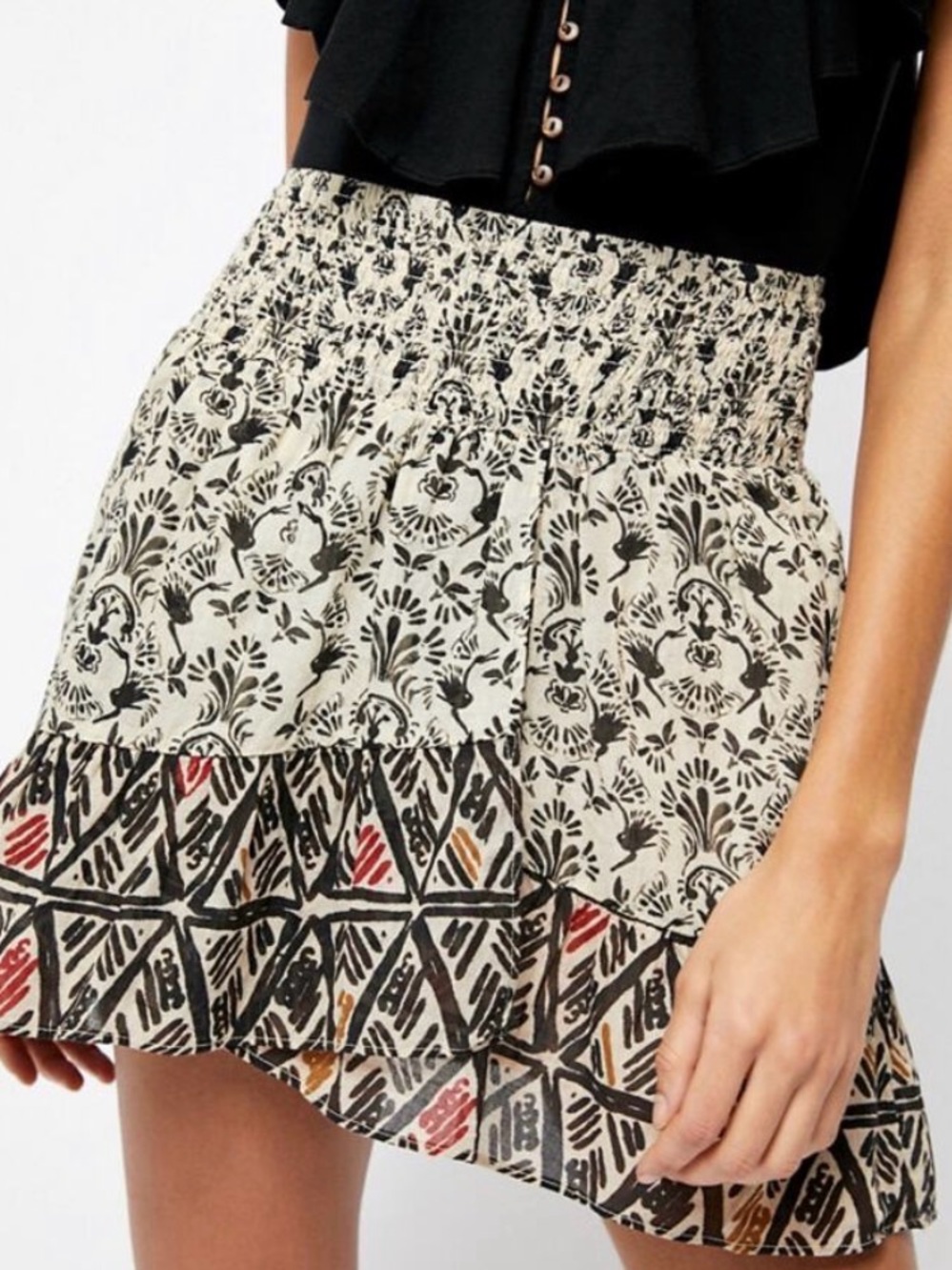 Free People Riviera Cotton Skirt